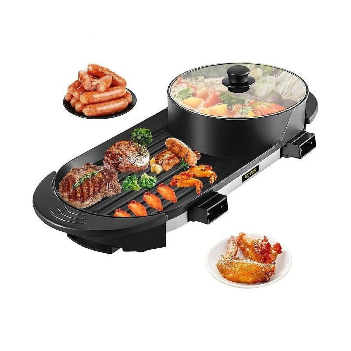 Portable Smokeless Electric BBQ Grill J52918