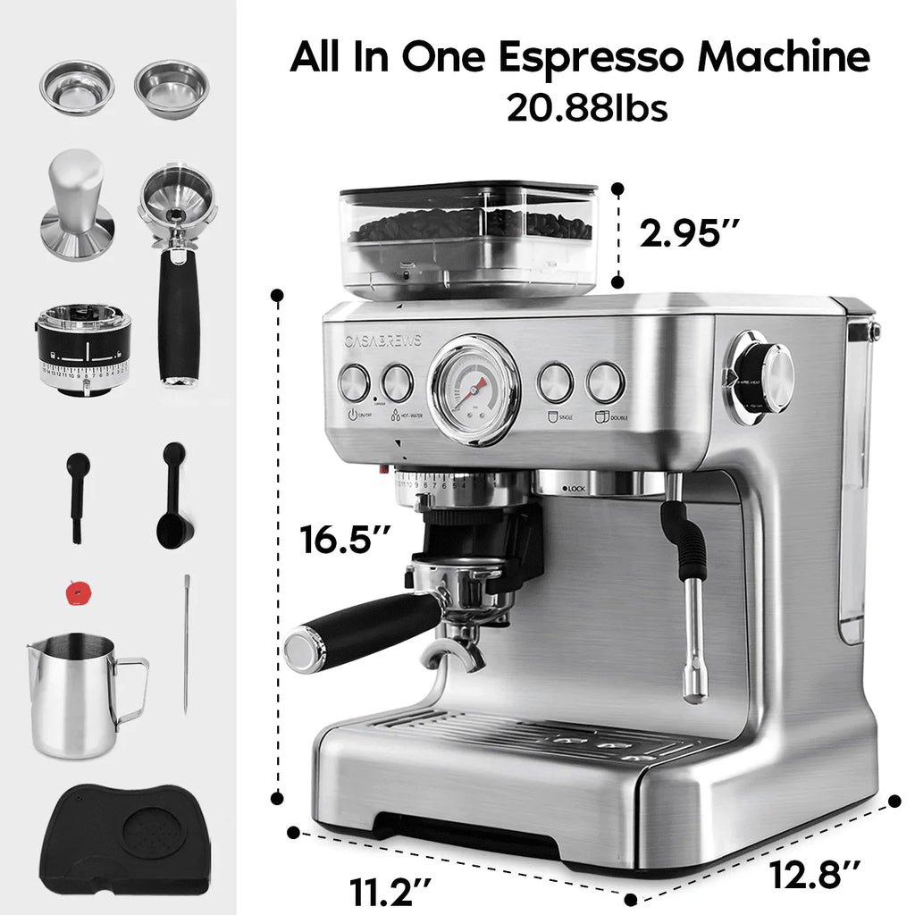 20 Bar Espresso Machine with Milk Frother N7417