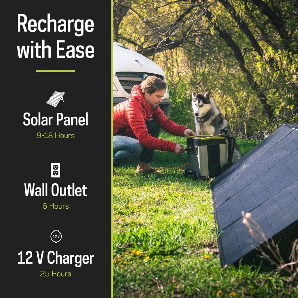 Portable Power Station 2982Wh Lithium Battery 2000 Watt Y797361