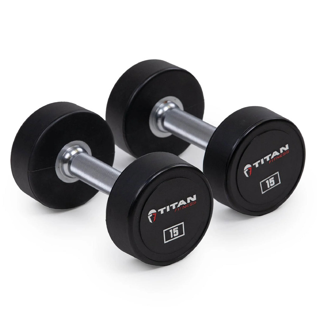 25 lb. Pair Round Urethane Dumbbells J709166