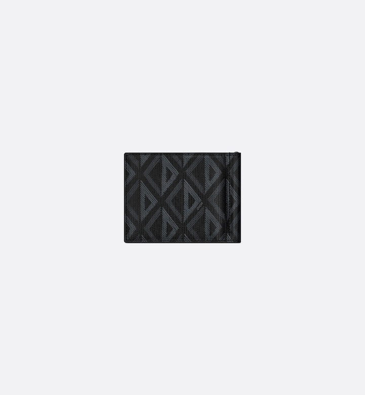 Black Canvas Wallet with Bill Clip C9153