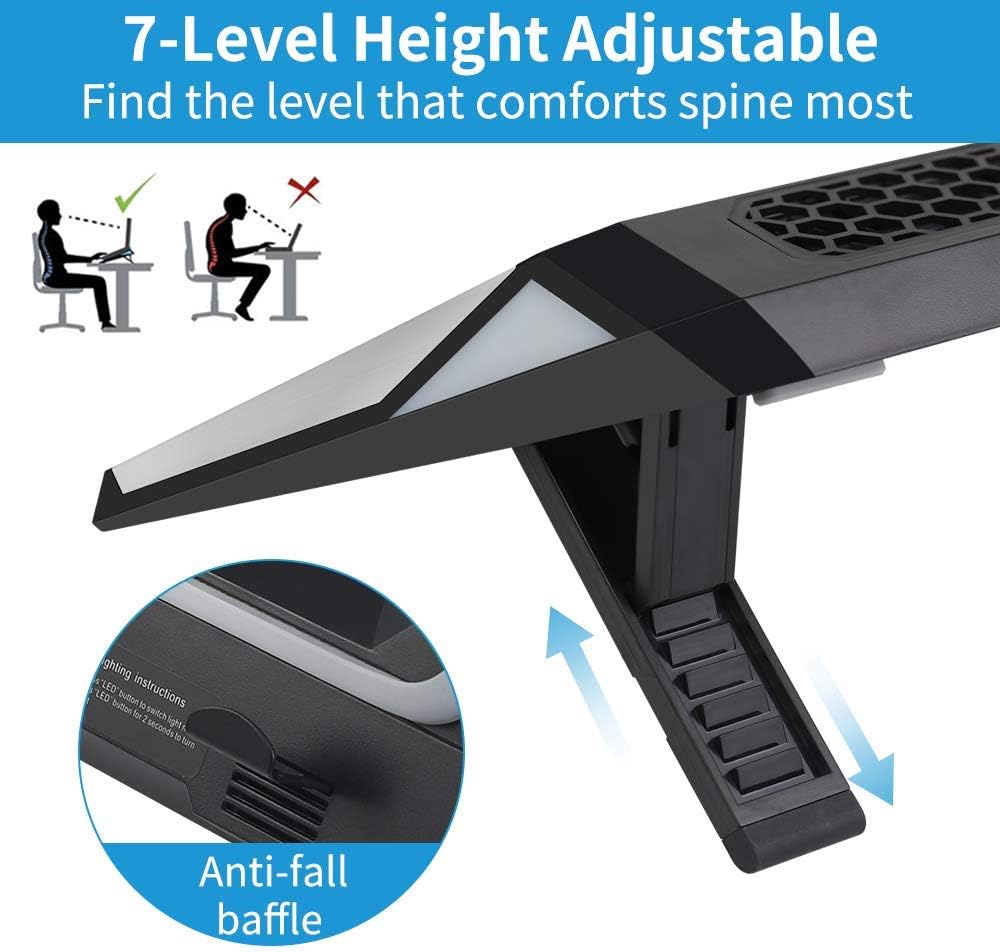 Laptop Cooling Pad with Adjustable Mount Stand, Pack of 2 Z236677