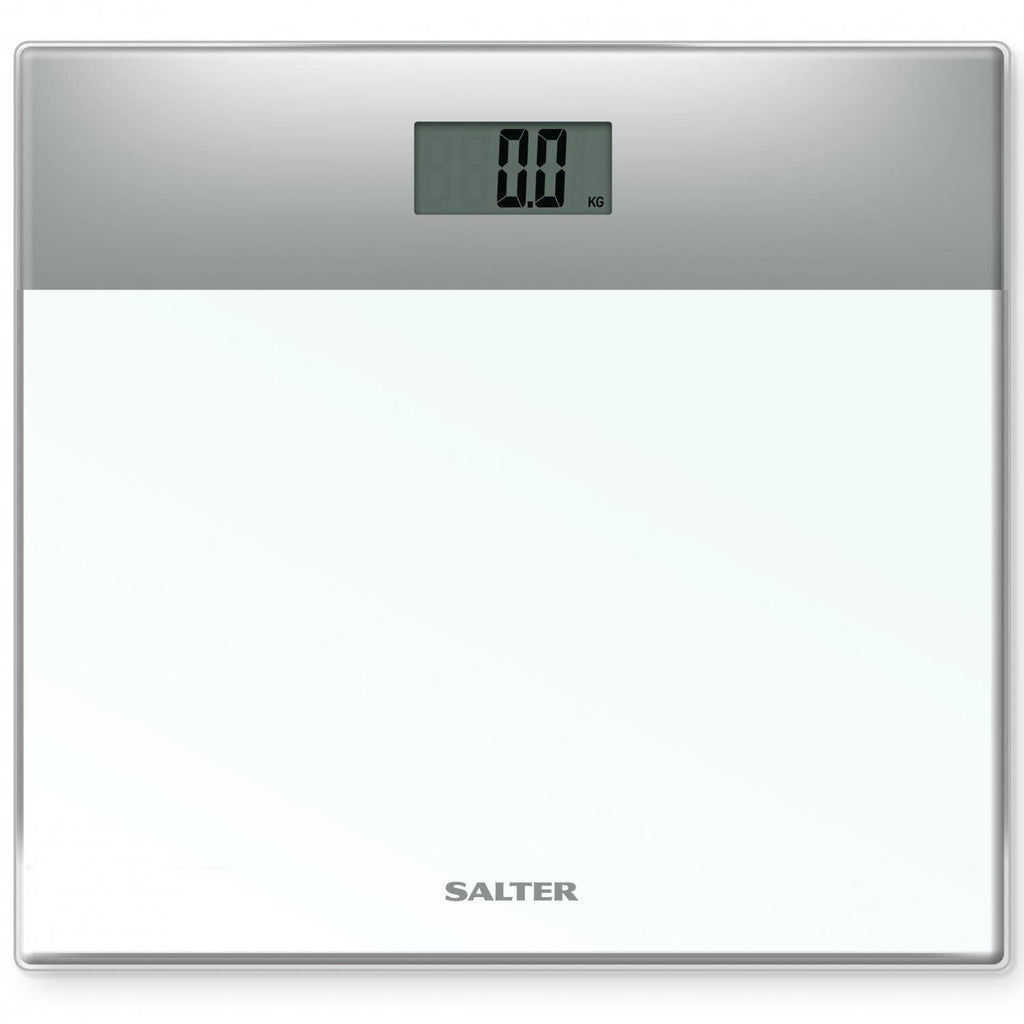 White Glass Digital Bathroom Scale P8484