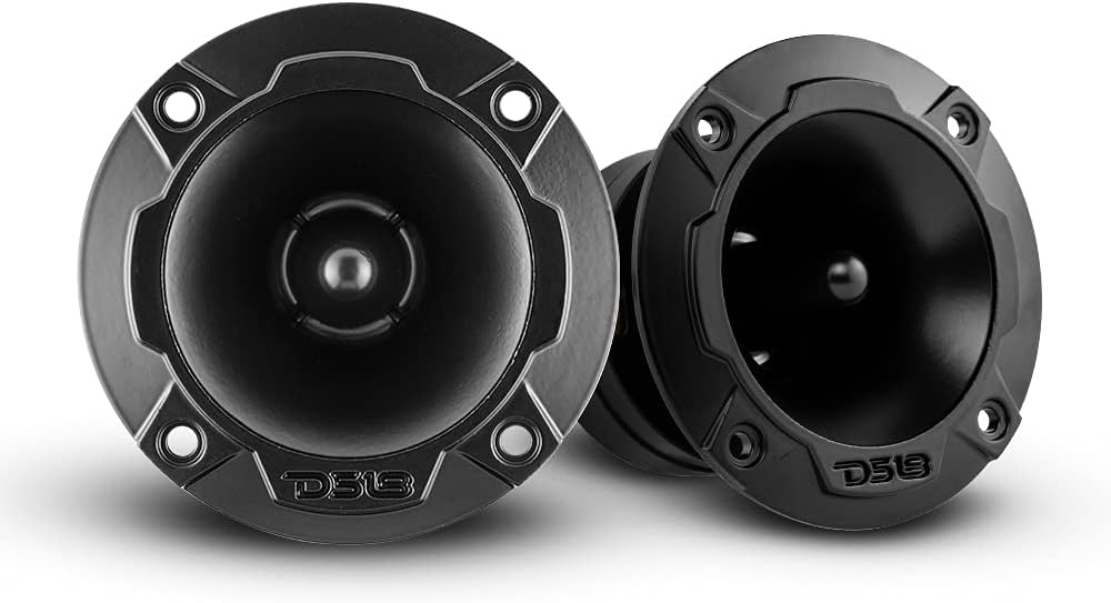 Aluminum Super Bullet Tweeter 1.5" VC 500W Max, 250W RMS, 4 Ohms with Built in Crossover, Pack of 2 Q460