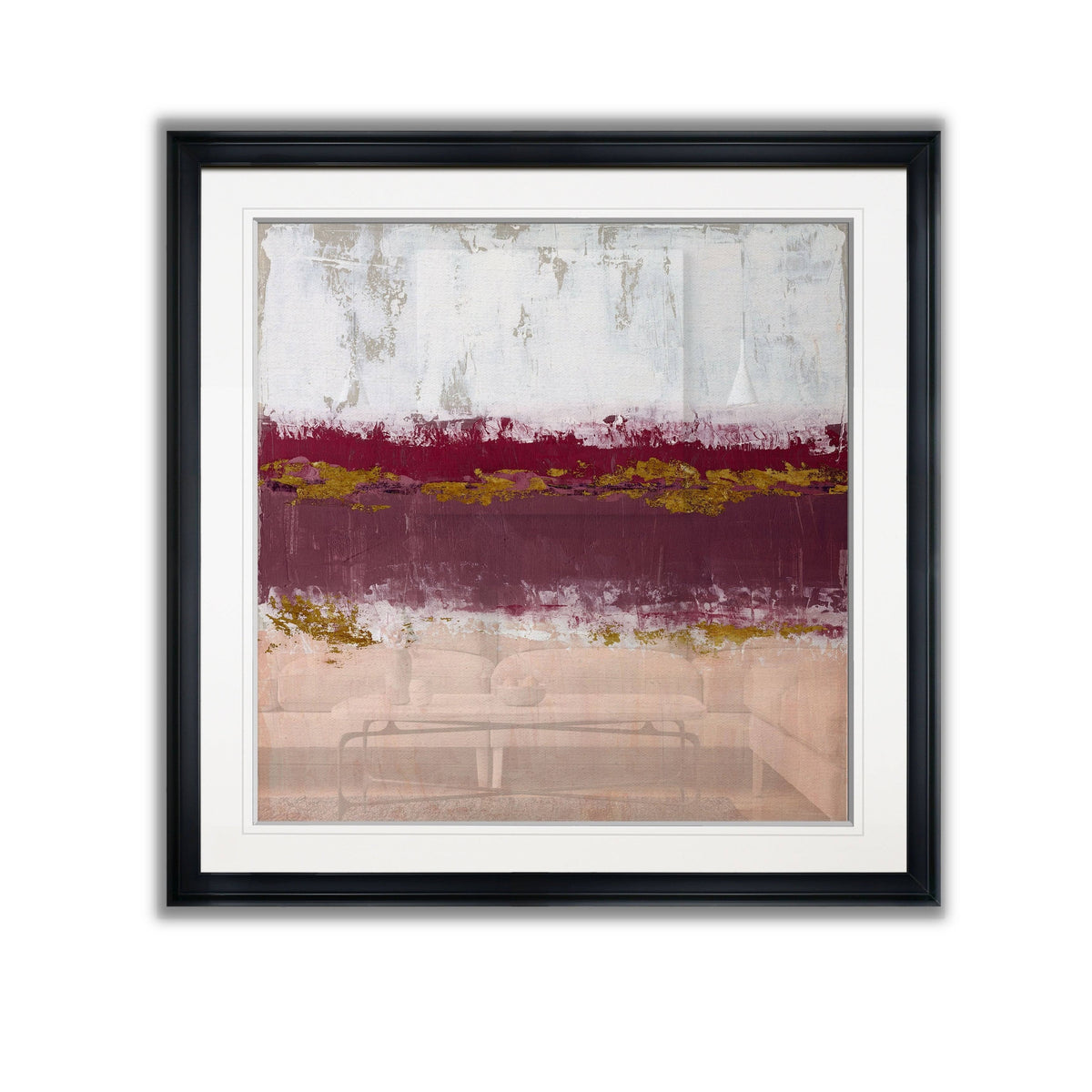 Framed Giclee Print 26x26 L414