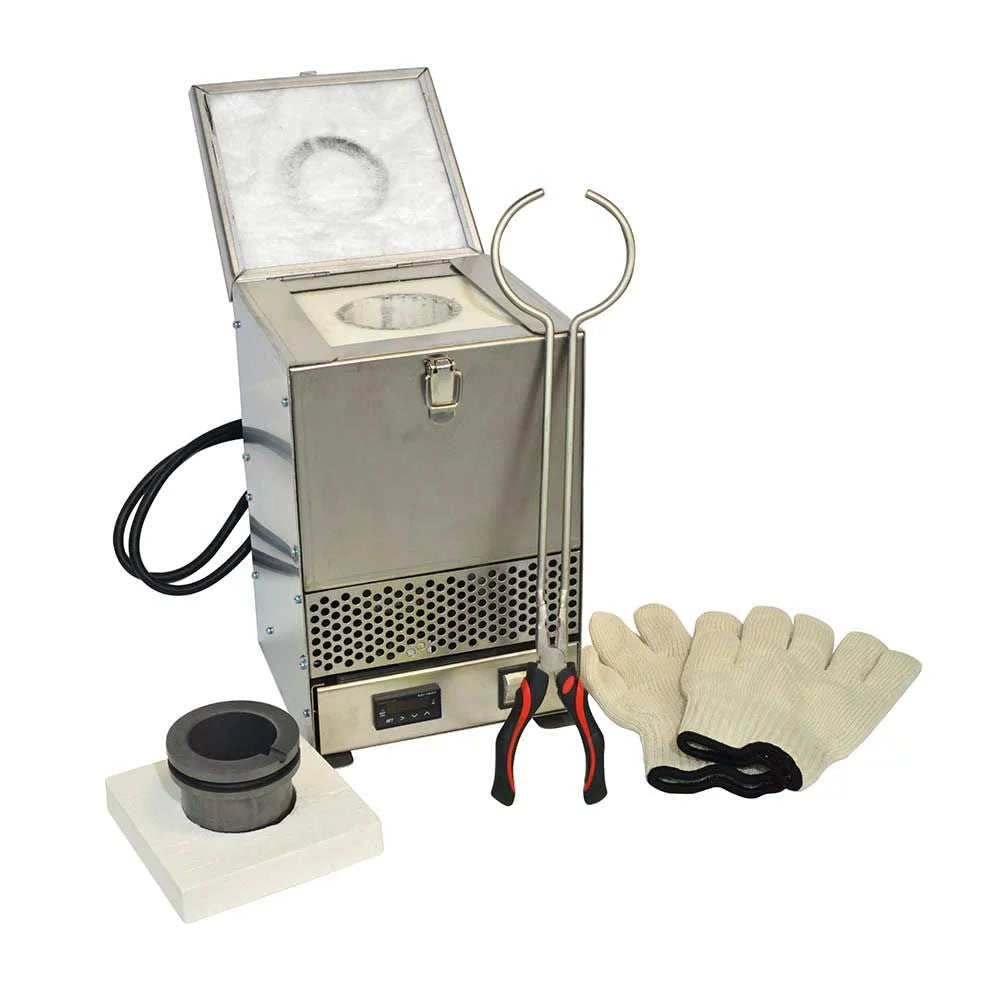 Stainless Steel Tabletop Melting Furnace with 2kg Crucible 110V R3156