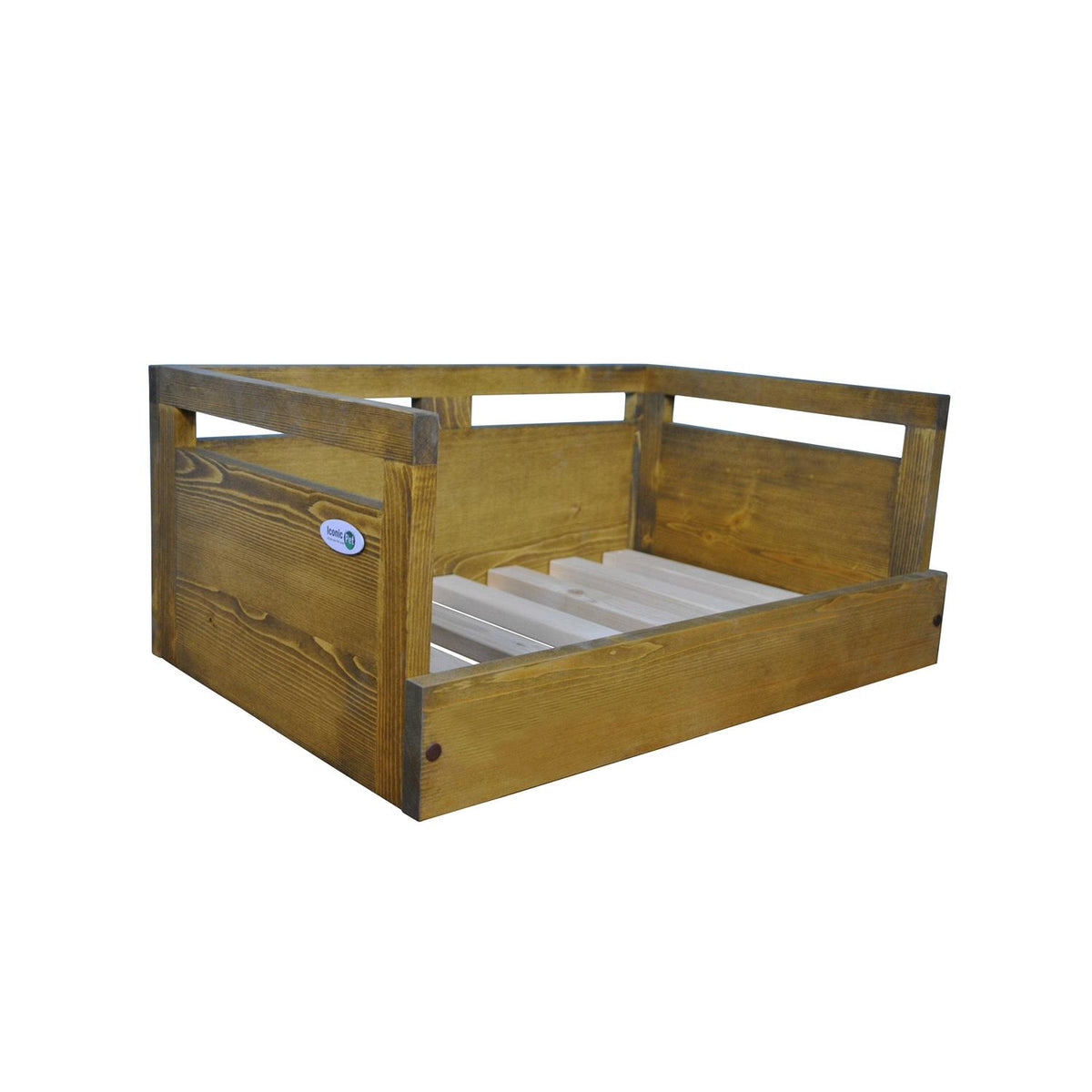 Wooden Pet Bed with Cushion J81733