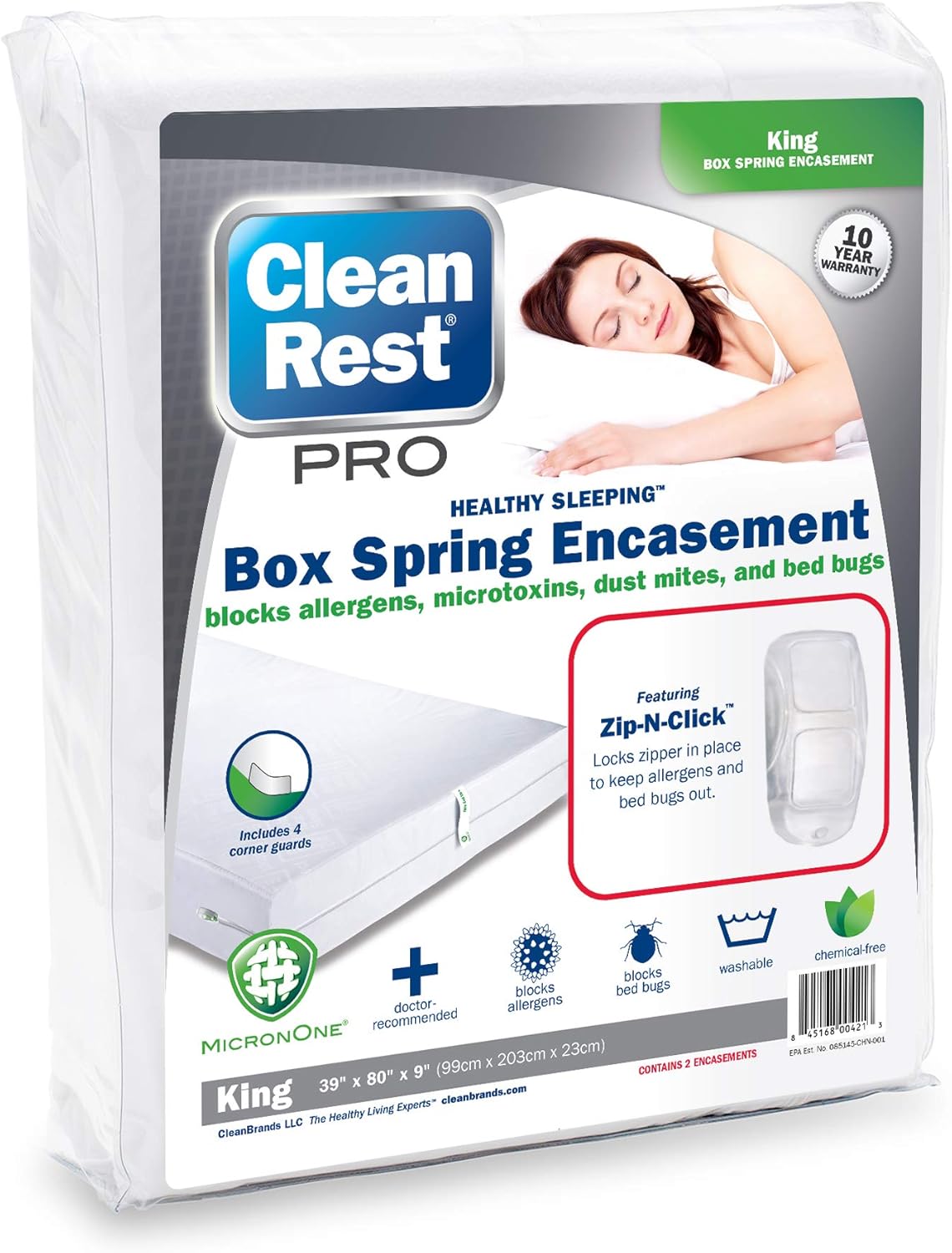 Zippered Box Spring Encasement Full V66340