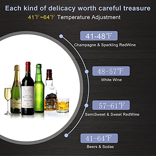 18/28 Bottle Freestanding Compressor Wine Cooler L1303