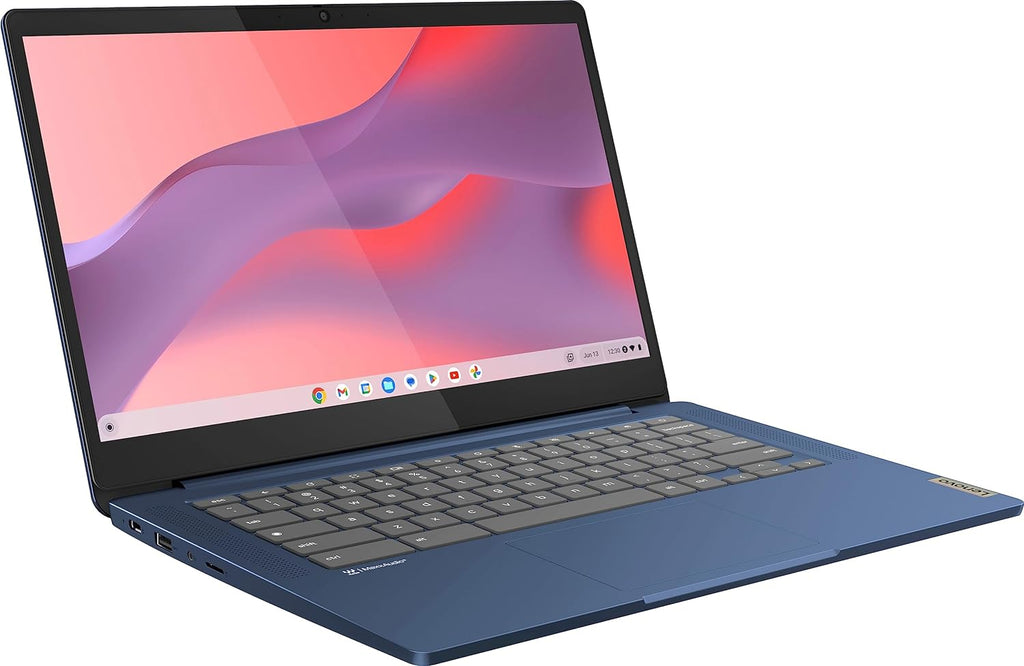 14'' FHD Touchscreen Chromebook Laptop, 8-Core MediaTek Kompanio 520 Processor, 4GB RAM, 64GB eMMC, Abyss Blue D4911