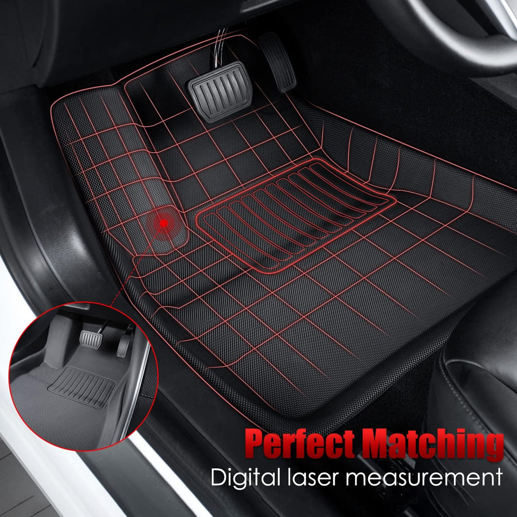 6 Pieces XPE Material Floor Mats with Cargo Liner L749