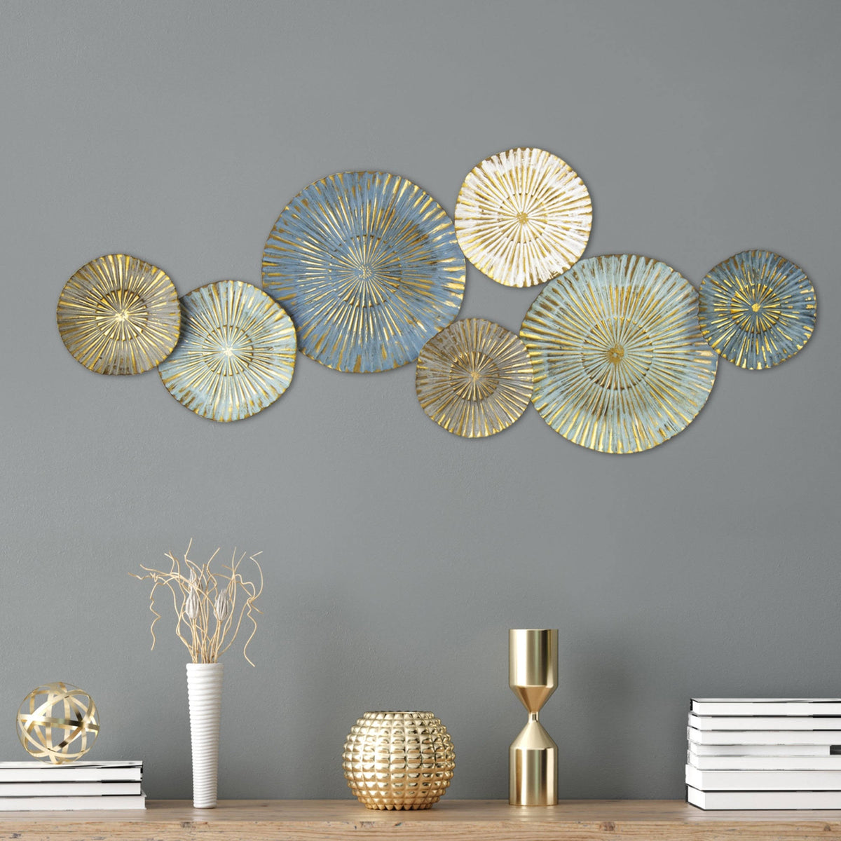 Metal Plates Wall Decor N769648