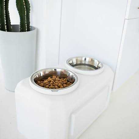 Elevated Dog Feeder with Storage H6226