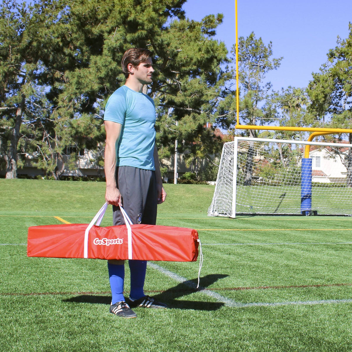 6 Ft Soccer Goal with Cones and Carrying Case H3695