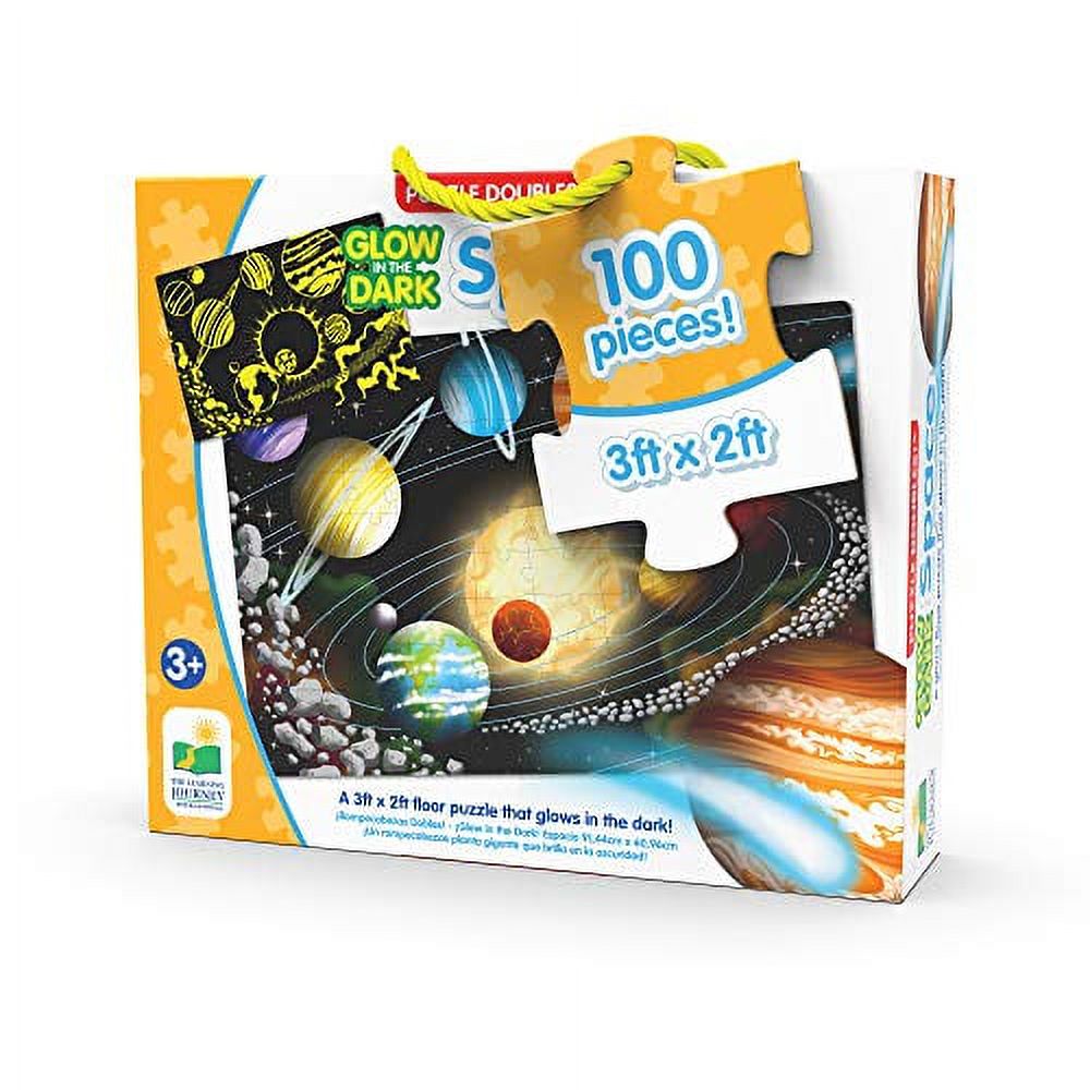 100 Piece Glow in the Dark Space Puzzle E3503