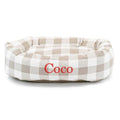 Checkered Cat and Dog Bed B513