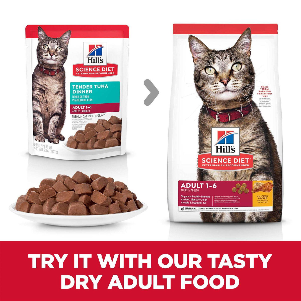 Tender Tuna Dinner Cat Food D363363