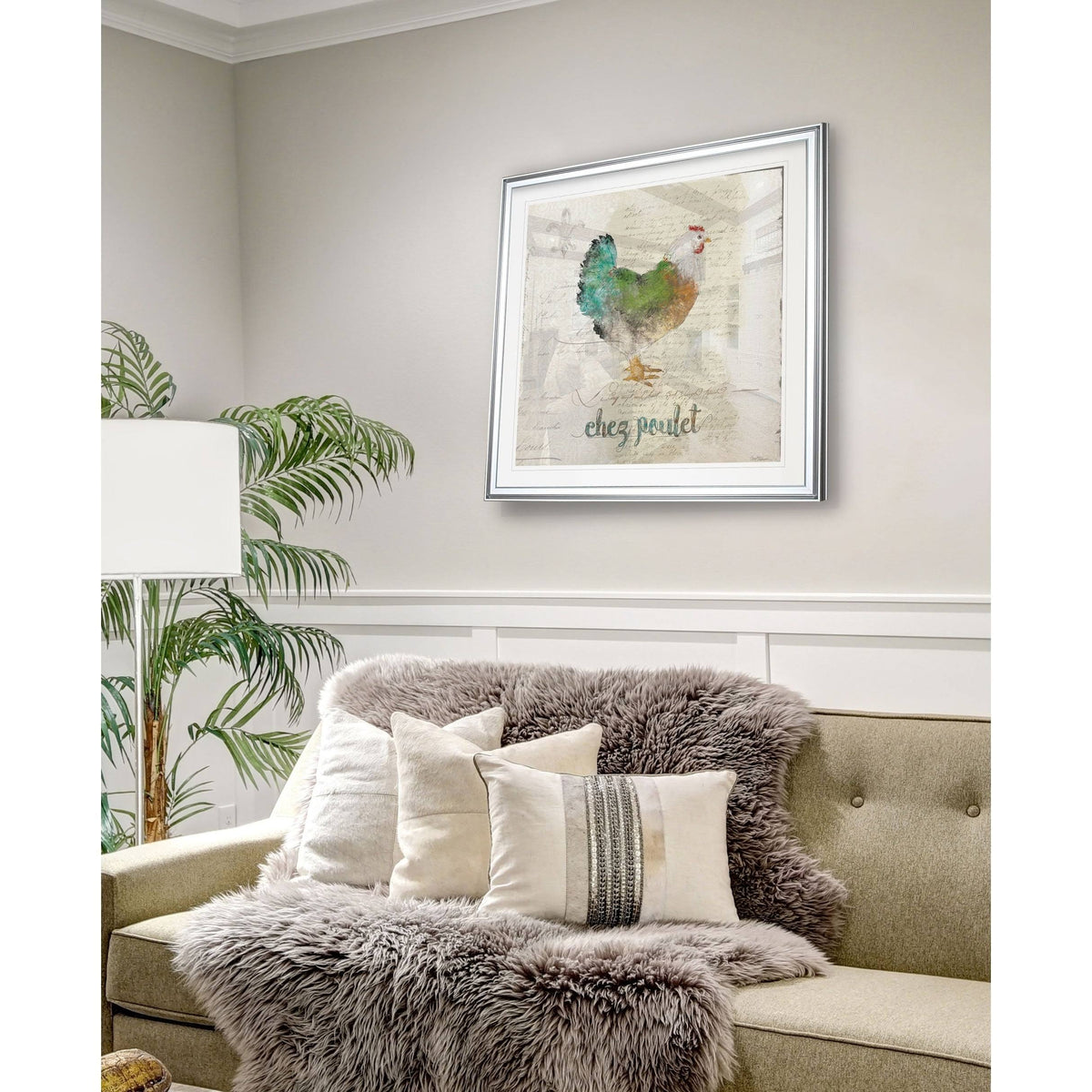 Framed Giclee Print 28 x 28 R1852
