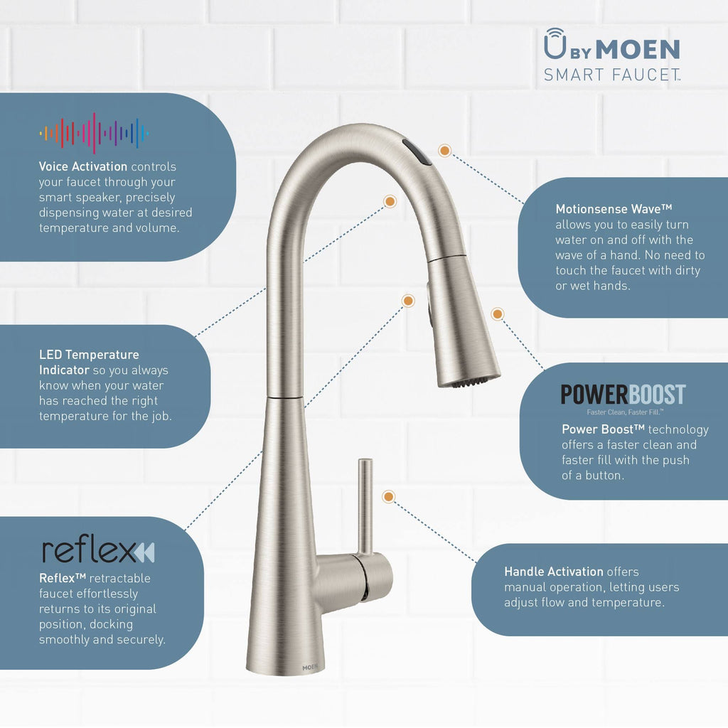 Matte Black One-Handle Pulldown Kitchen Faucet C1207