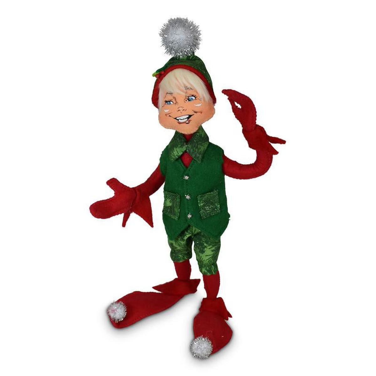Evergreen Elf Plush Doll with Tag F5999