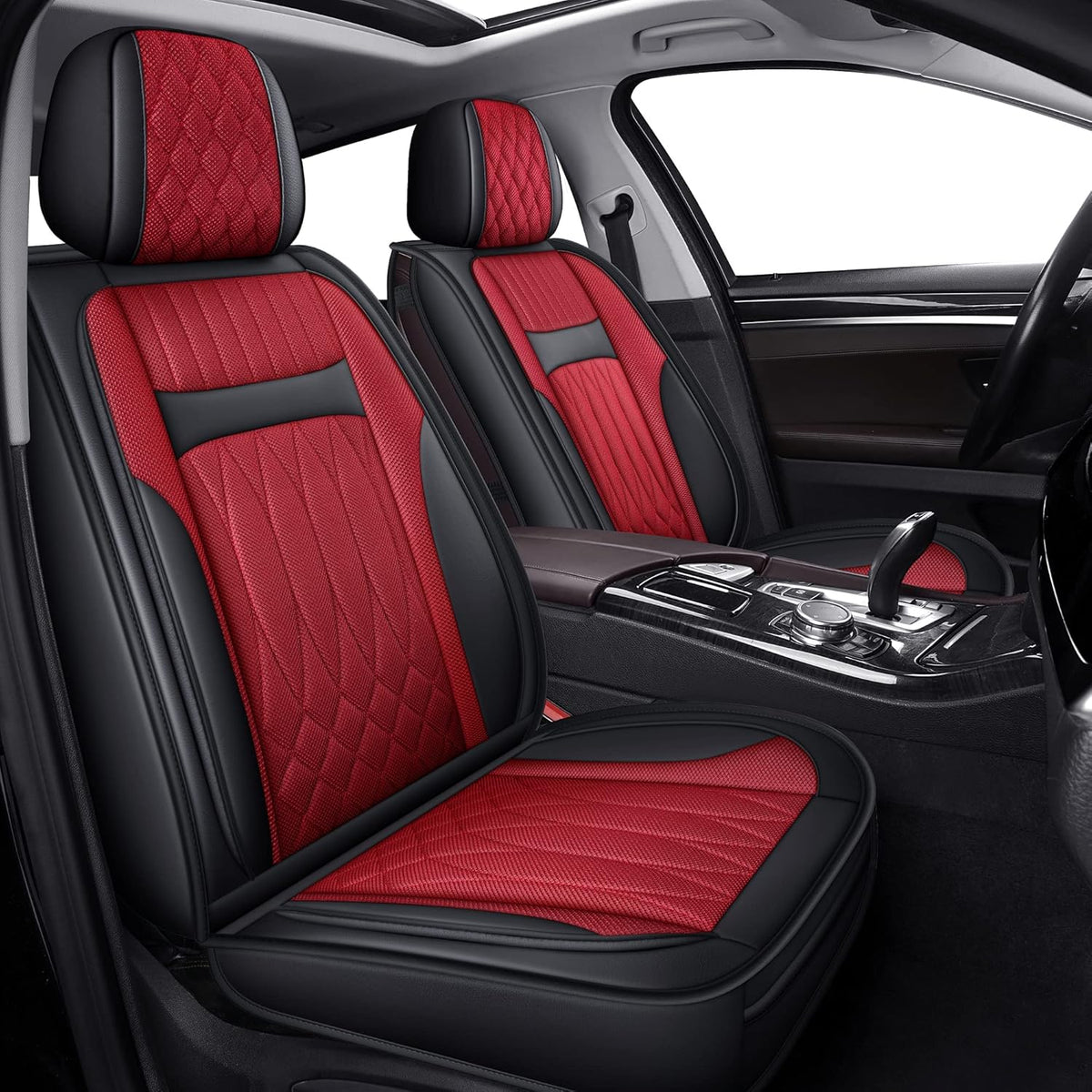 Red Car Seat Covers Full Set G532