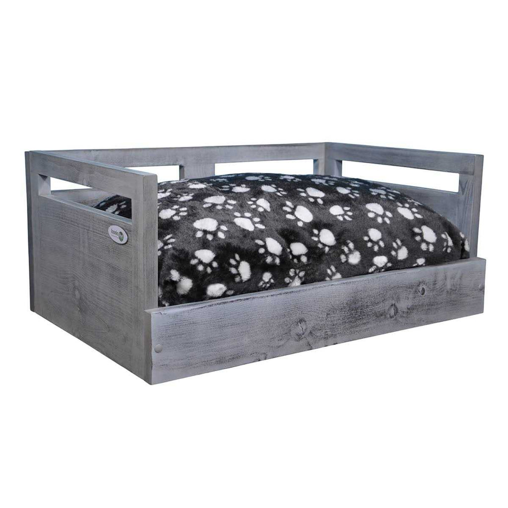 Wooden Pet Bed with Cushion J81733
