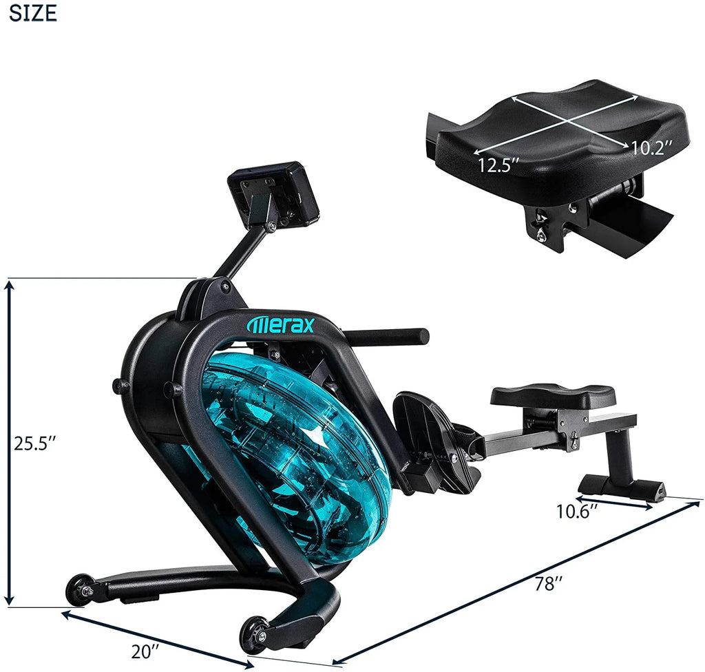 Rowing Machine with 12 Levels of Adjustable Resistance T9050