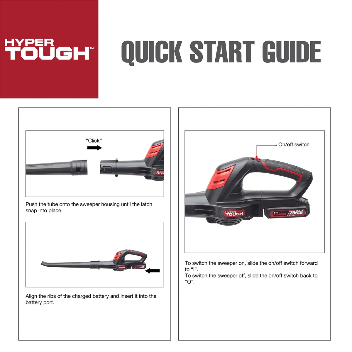 20V Max Cordless 130 mph Leaf Sweeper G298