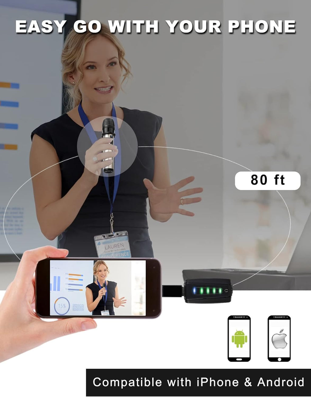 USB Wireless Microphone V8085