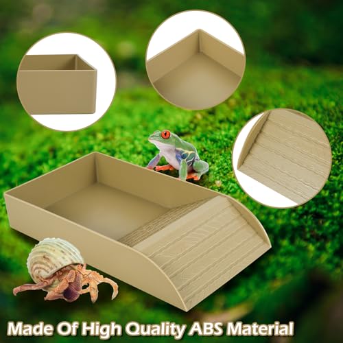 Reptile Water Bowl with Ramp and Basking Platform Z436483