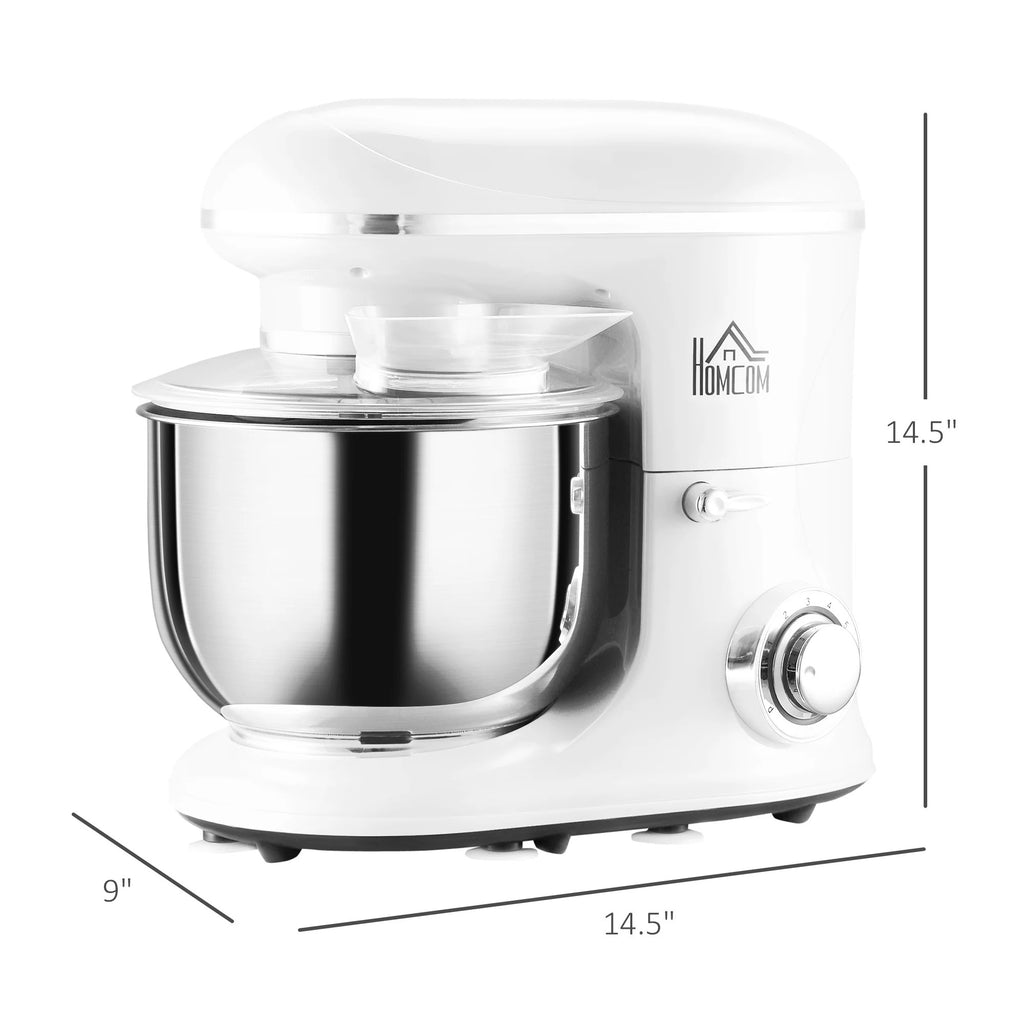 600W Tilt Head Stand Mixer with 6 Qt Stainless Steel Bowl U940516