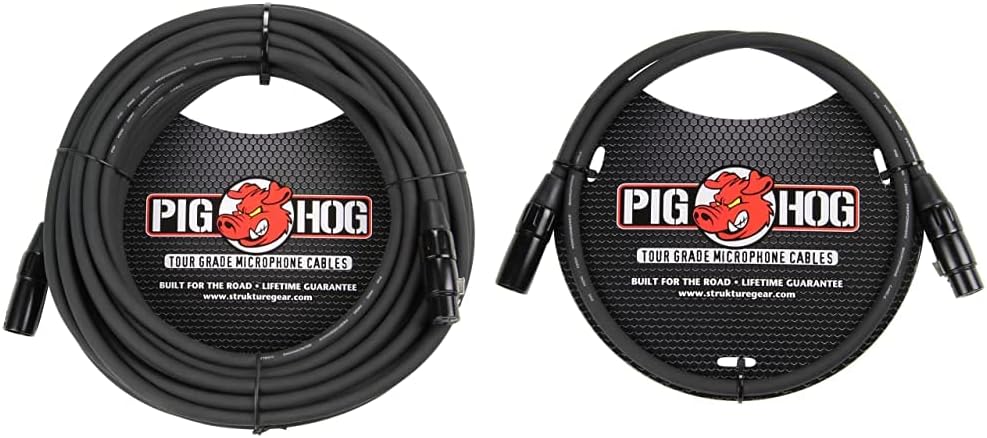Black 50 Feet XLR Microphone Cable A8862