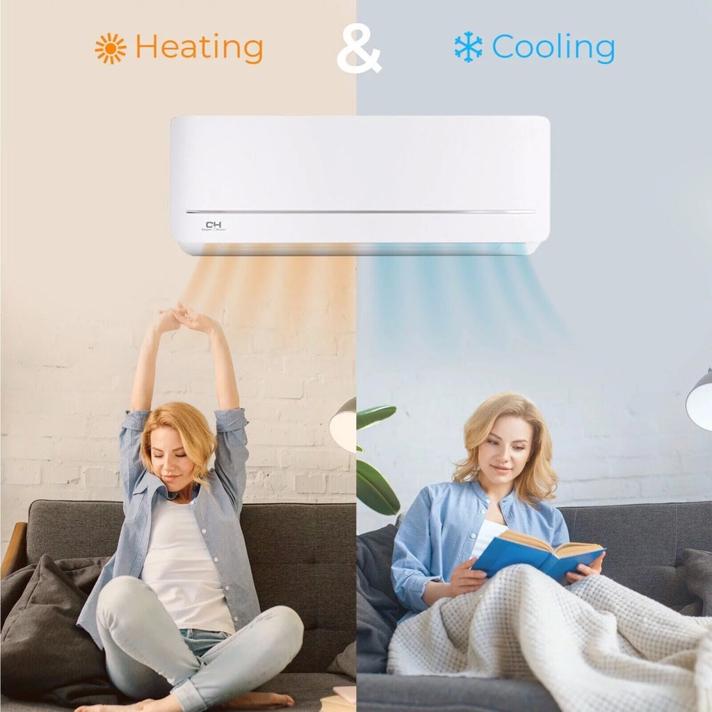 6000 BTU 115V Wall Mounted Mini Split Heat Pump Air Conditioner J926
