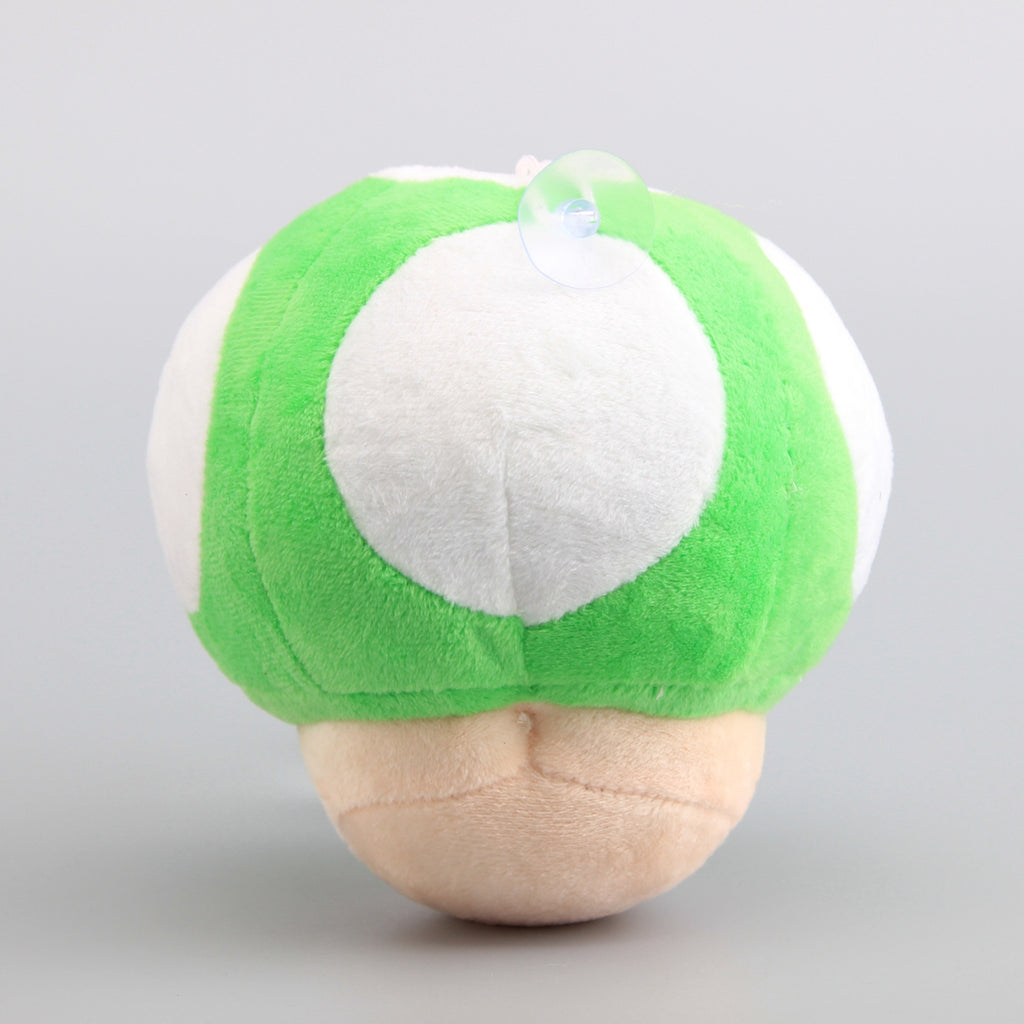 Super Mario Green 1-Up Mushroom Stuffed Plush 6'' Q1679