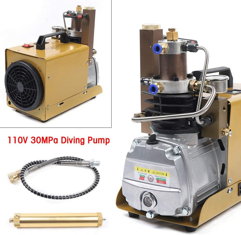 30MPA 4500PSI High Pressure Air Compressor PCP Scuba Electric Air Pump K822