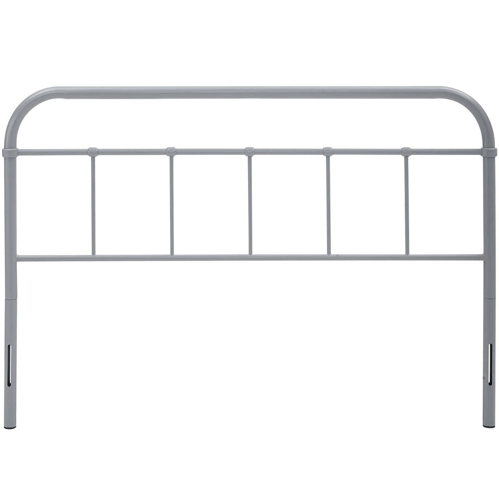 Grey Full Size Metal Headboard N17585