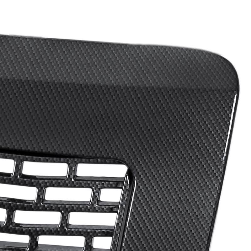 Gray ABS Carbon Fiber Look Front Hood Grille for Ford F150 P64868