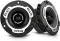 Aluminum Super Bullet Tweeter 1.5" VC 500W Max, 250W RMS, 4 Ohms with Built in Crossover, Pack of 2 Q460