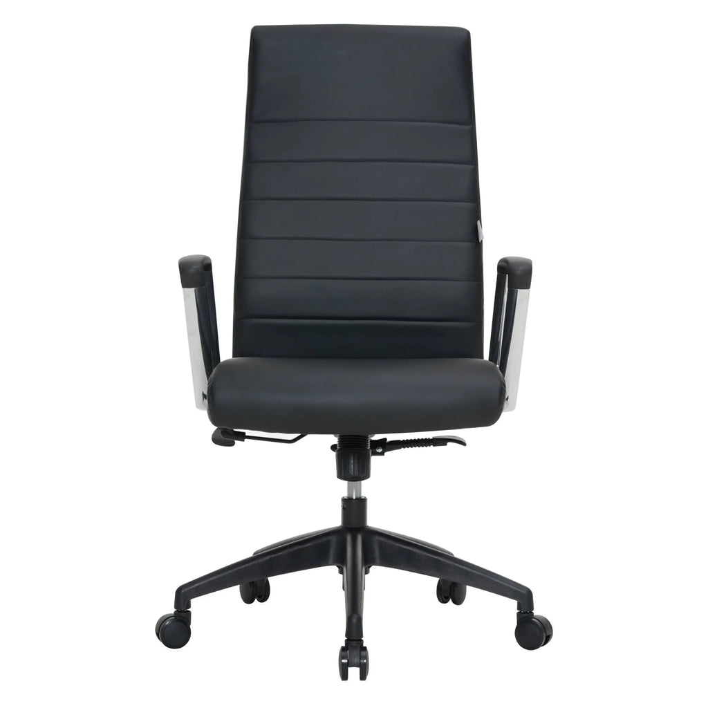 High Back Leather Office Chair Black I9045
