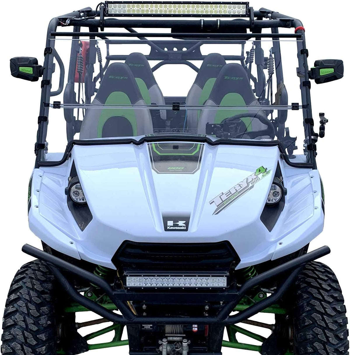 Folding Scratch Resistant Polycarbonate Windshield Q1966
