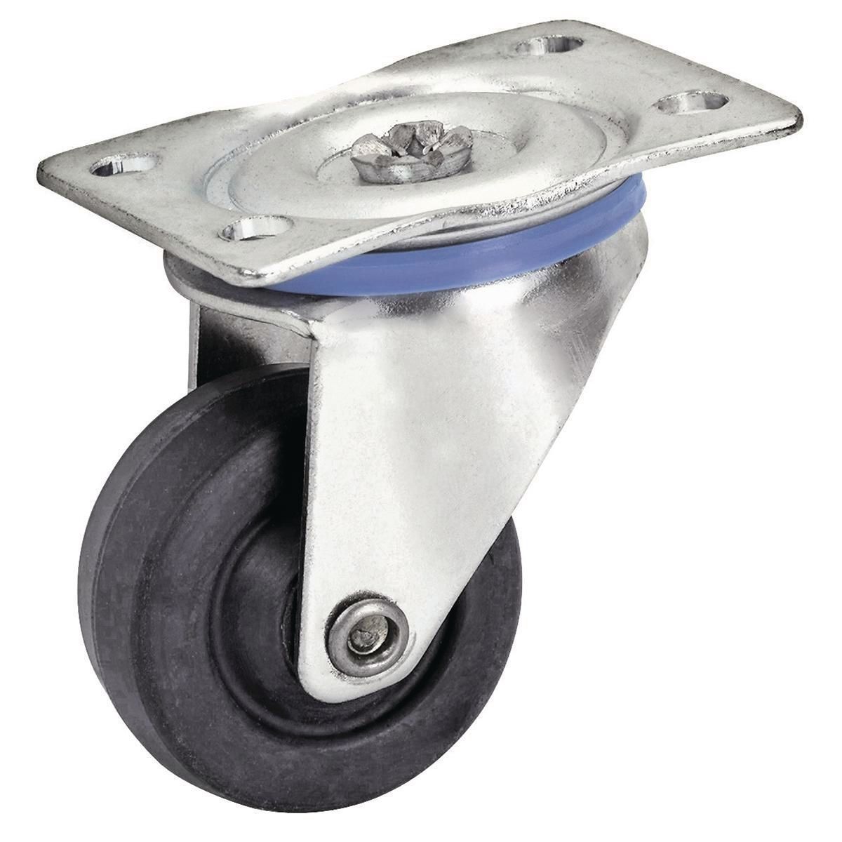 Solid Rubber Swivel Caster U436599
