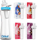 22 oz Plastic Water Bottle Starter Kit with Blue Lid P796