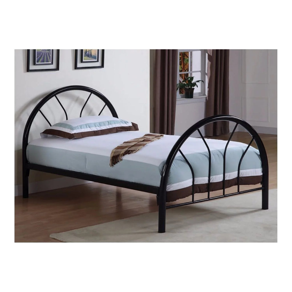 Black Twin Size Metal Bed I4144