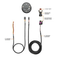 Tinted 7 Color 30 PSI Fuel Pressure Gauge G529405