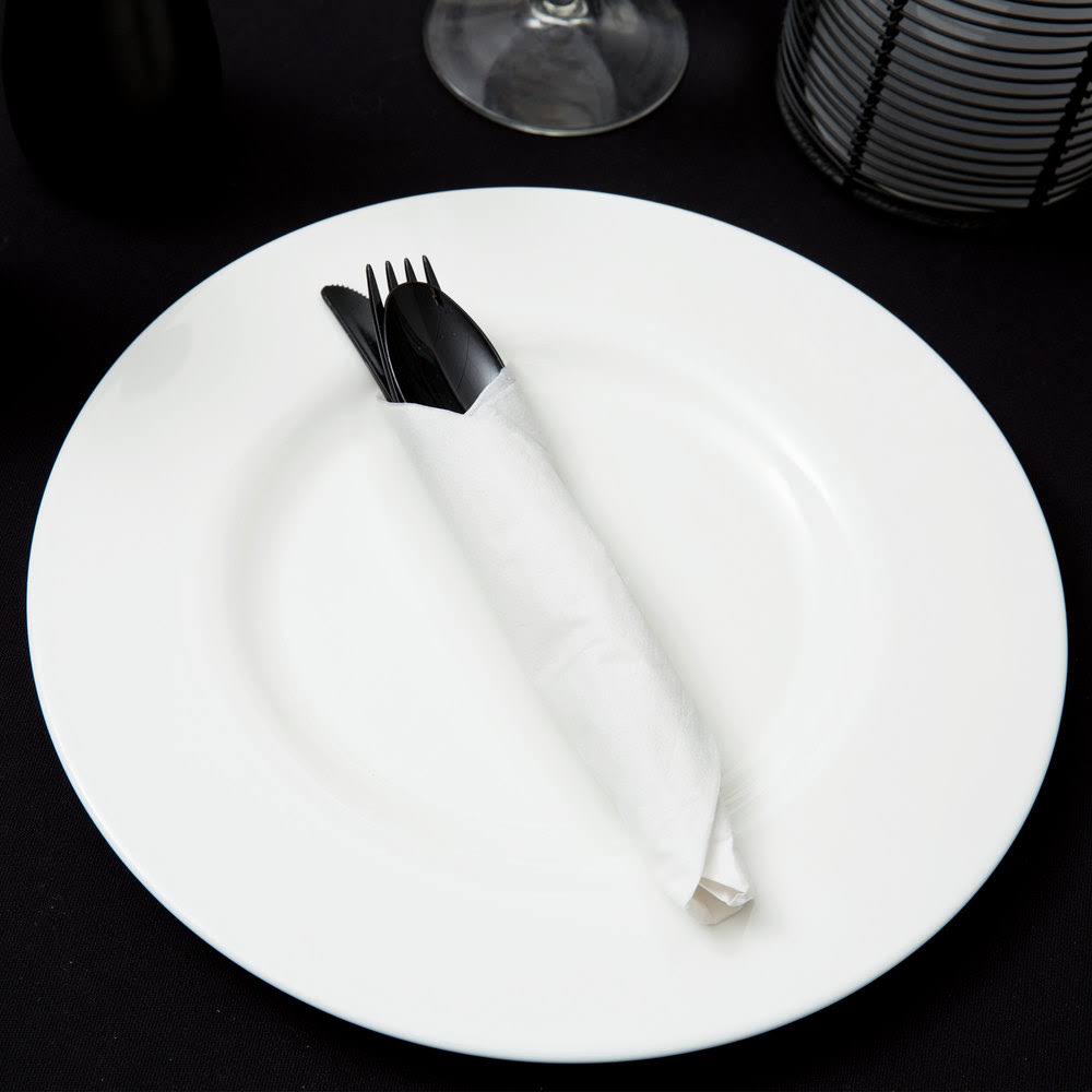 12x22 x 12x22 1/4 Fold White Premium Luncheon Napkin - 6000/Case E5754