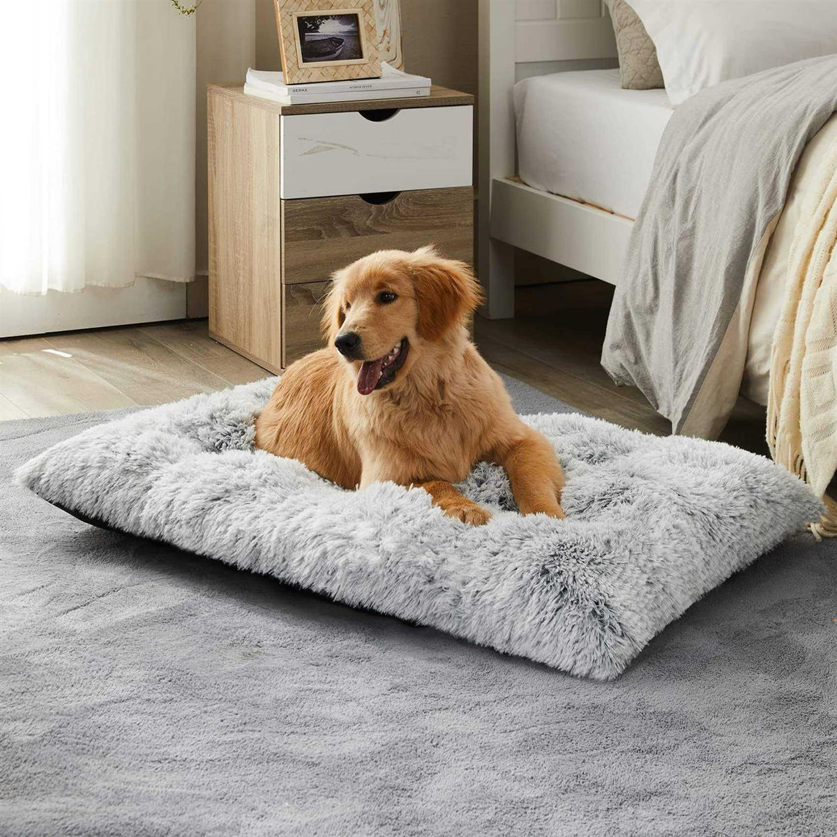 Plush Dog Crate Bed L30002
