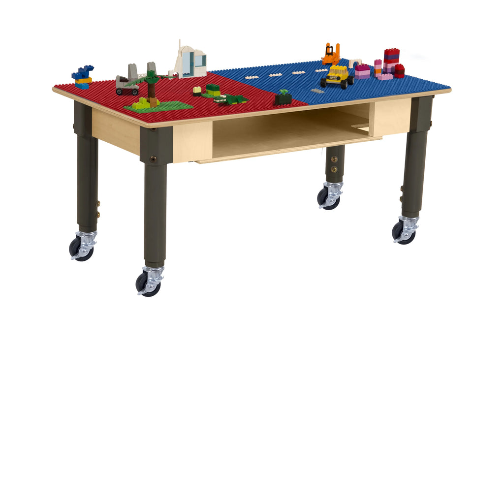 Rectangular School Activity Table with Built-in Storage O532198