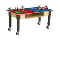 Rectangular School Activity Table with Built-in Storage O532198