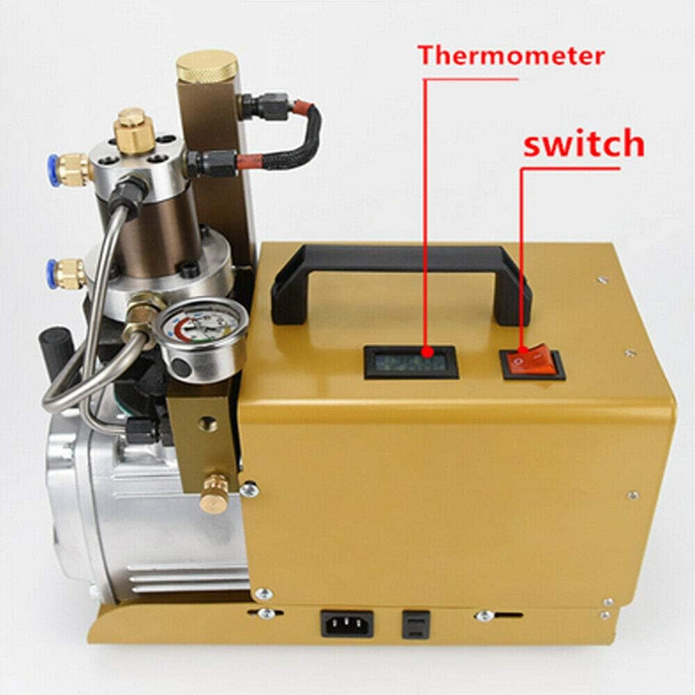 30MPA 4500PSI High Pressure Air Compressor PCP Scuba Electric Air Pump K822