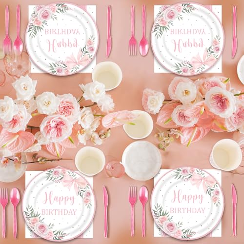 350 Pcs Disposable Paper Plates Napkins Cups Tableware Set for 50 Guests K623
